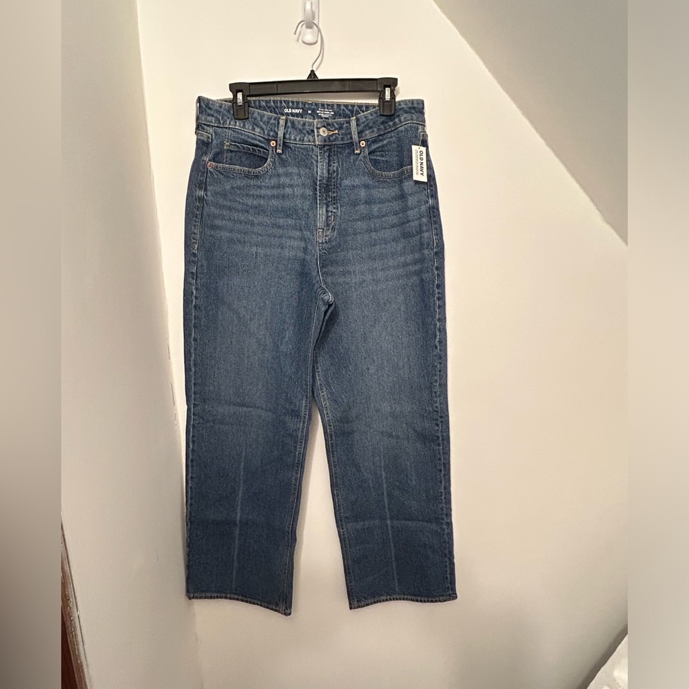 Old Navy, Wide Leg Hi-rise Jeans, Sz 12